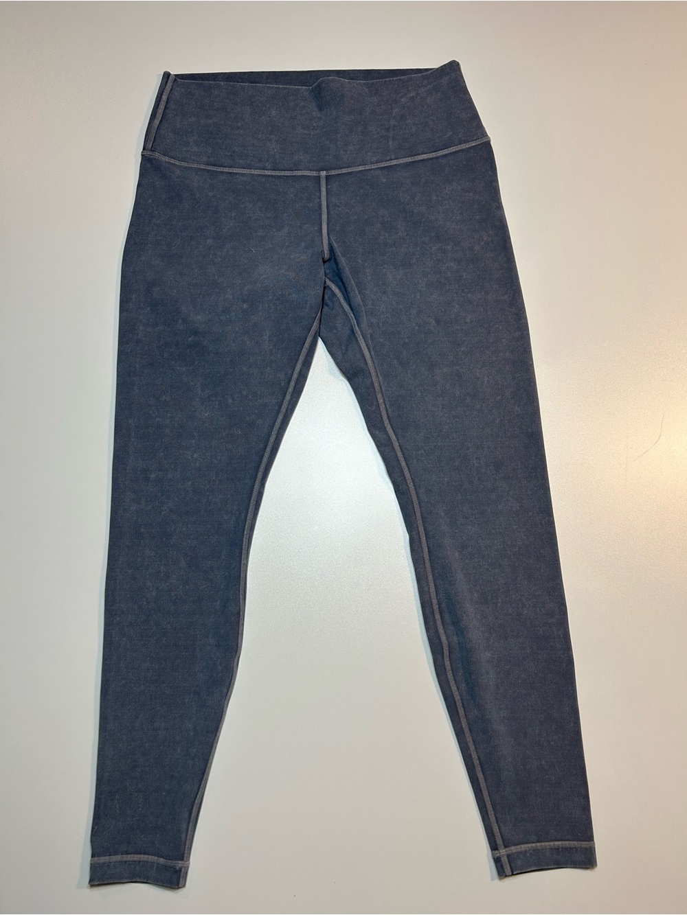 Lululemon Wunder Under High-Rise Tight Snow Washed Luna Denim Gray Leggings